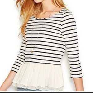Madison Jules Peplum Top